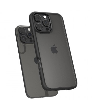 Spigen Ultra Hybrid Case for iPhone 16 Pro Max - Matte Black