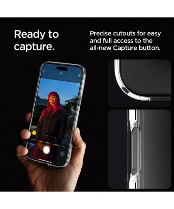 Spigen Ultra Hybrid Case for iPhone 16 Pro Max - Clear