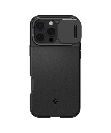 Spigen Optik Armor Mag Case with MagSafe for iPhone 16 Pro Max - Black