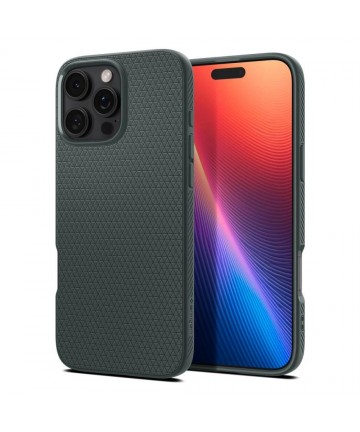 Spigen Liquid Air Case for iPhone 16 Pro Max - Green