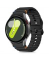 Tech-Protect Silicone Sport Strap for Samsung Galaxy Watch 4 / 5 / 5 Pro / 6 / 7 / FE - Black