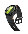 Tech-Protect Silicone Sport Strap for Samsung Galaxy Watch 4 / 5 / 5 Pro / 6 / 7 / FE - Black