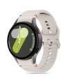 Tech-Protect Silicone Sport Strap for Samsung Galaxy Watch 4 / 5 / 5 Pro / 6 / 7 / FE - Beige