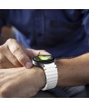 Tech-Protect Silicone Sport Strap for Samsung Galaxy Watch 4 / 5 / 5 Pro / 6 / 7 / FE - White