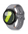 Tech-Protect Silicone Sport Strap for Samsung Galaxy Watch 4 / 5 / 5 Pro / 6 / 7 / FE - Gray