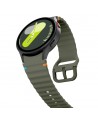 Tech-Protect Silicone Sport Strap for Samsung Galaxy Watch 4 / 5 / 5 Pro / 6 / 7 / FE - Green