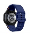 Tech-Protect Silicone Sport Strap for Samsung Galaxy Watch 4 / 5 / 5 Pro / 6 / 7 / FE - Blue