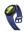 Tech-Protect Silicone Sport Strap for Samsung Galaxy Watch 4 / 5 / 5 Pro / 6 / 7 / FE - Blue