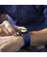 Tech-Protect Silicone Sport Strap for Samsung Galaxy Watch 4 / 5 / 5 Pro / 6 / 7 / FE - Blue