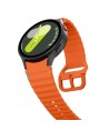Tech-Protect Silicone Sport Strap for Samsung Galaxy Watch 4 / 5 / 5 Pro / 6 / 7 / FE - Orange