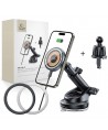 Tech-Protect MM15W MagSafe Car Holder with 15W Inductive Charger for Air Vent and Dashboard - Black