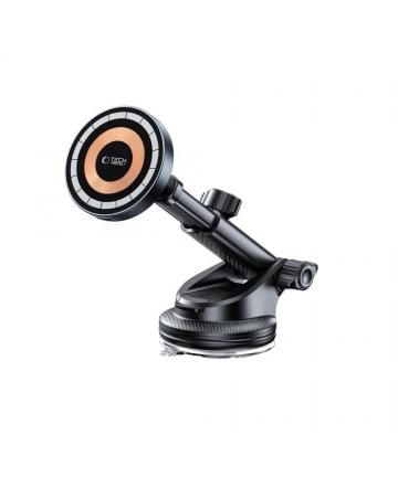 Tech-Protect MM15W MagSafe Car Holder with 15W Inductive Charger for Air Vent and Dashboard - Black