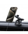 Tech-Protect MM15W MagSafe Car Holder with 15W Inductive Charger for Air Vent and Dashboard - Black