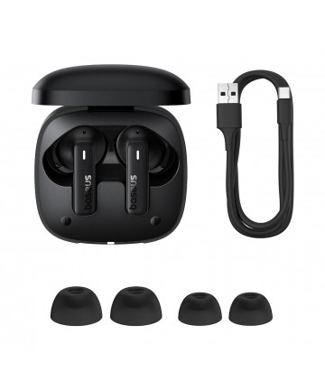 Baseus Bowie E19 TWS In-Ear Wireless Headphones - Black