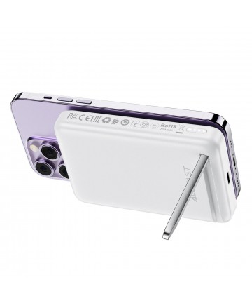 Acefast M6 PD 20W 10000mAh Inductive Powerbank + Cable - White