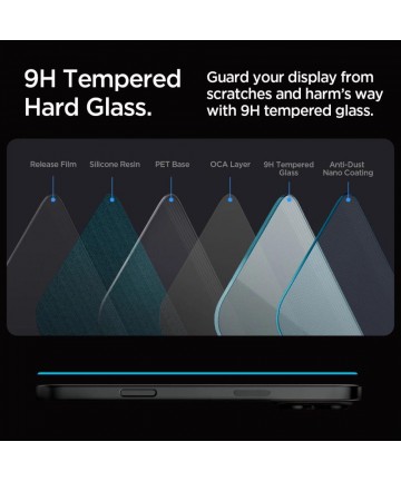 Spigen Glas.tR EZ Fit Tempered Glass for iPhone 16 Pro Max