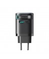 Joyroom JR-TCL02 65W USB-A USB-C GaN charger with built-in USB-C cable - black