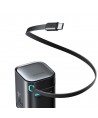 Joyroom JR-TCL02 65W USB-A USB-C GaN charger with built-in USB-C cable - black