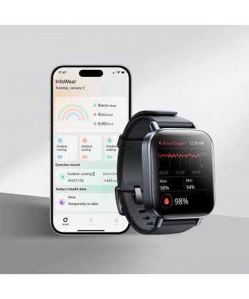 Joyroom Fit-Life JR-FT3S smartwatch with call answering function - gray