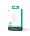Joyroom JR-TCF20 USB-C PD 20W network charger - white + USB-C / USB-C cable 1m