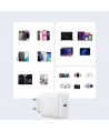 Joyroom JR-TCF24 USB-C PD 30W QC SFC network charger - white