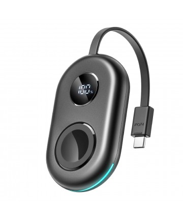 Joyroom JR-W09 3W Wireless Charging Power Bank with USB-C Cable for Apple Watch - Black