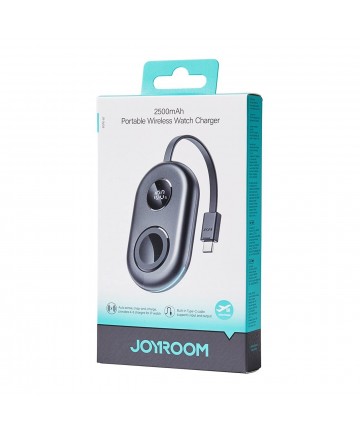 Joyroom JR-W09 3W Wireless Charging Power Bank with USB-C Cable for Apple Watch - Black