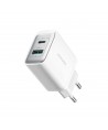 Joyroom JR-TCF15 network charger USB-C / USB-A 30W - white