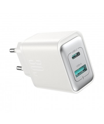 Joyroom JR-TCF15 network charger USB-C / USB-A 30W - white
