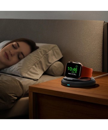 Joyroom JR-W12 foldable inductive charger for Apple Watch - black