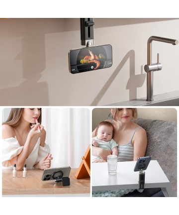 Joyroom JR-ZS413 magnetic travel stand for 4.7-7.0" phone - black