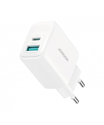Joyroom JR-TCF21 network charger USB-C / USB-A 20W PD / QC 3.0 - white