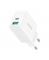 Joyroom JR-TCF21 network charger USB-C / USB-A 20W PD / QC 3.0 - white