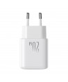 Joyroom JR-TCF12 mains charger 2x USB-C 20W PD / QC 3.0 - white