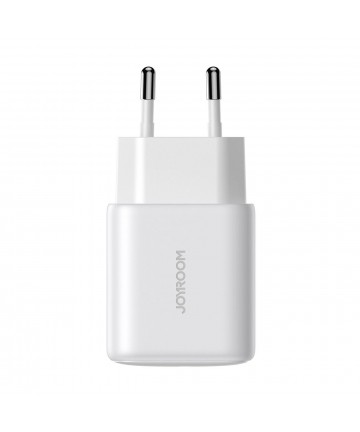 Joyroom JR-TCF12 mains charger 2x USB-C 20W PD / QC 3.0 - white