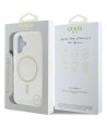 Guess GUHMP16MHFGERET iPhone 16 Plus 6.7" transparent hardcase IML Glitter Circle MagSafe