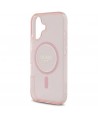 Guess GUHMP16SHFGEREP iPhone 16 6.1" pink/pink hardcase IML Glitter Circle MagSafe