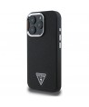 Guess GUHMP16XPGTSPSK iPhone 16 Pro Max 6.3" black/black hardcase Grained Triangle MagSafe