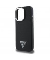 Guess GUHMP16XPGTSPSK iPhone 16 Pro Max 6.3" black/black hardcase Grained Triangle MagSafe