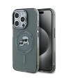 Karl Lagerfeld KLHMP15LHLSKCK iPhone 15 Pro 6.1" black/black hardcase IML Metal Karl&Choupette Head MagSafe