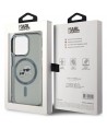 Karl Lagerfeld KLHMP15LHLSKCK iPhone 15 Pro 6.1" black/black hardcase IML Metal Karl&Choupette Head MagSafe