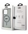 Karl Lagerfeld KLHMP15LHLSKIK iPhone 15 Pro 6.1" black/black hardcase IML Metal Karl Head MagSafe