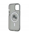 Karl Lagerfeld KLHMP15SHLSKCK iPhone 15 6.1" black/black hardcase IML Metal Karl&Choupette Head MagSafe