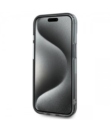 Karl Lagerfeld KLHMP15SHLSKIK iPhone 15 6.1" black/black hardcase IML Metal Karl Head MagSafe