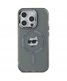 Karl Lagerfeld KLHMP15XHLSCHK iPhone 15 Pro Max 6.7" black/black hardcase IML Metal Choupette Head MagSafe