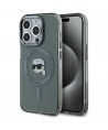 Karl Lagerfeld KLHMP15XHLSKIK iPhone 15 Pro Max 6.7" black/black hardcase IML Metal Karl Head MagSafe