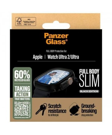 PanzerGlass Full Body Slim Apple Watch Ultra 2 / Ultra 49mm black/black 3718