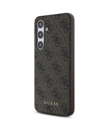 Guess GUHCS24FEG4GFBR S24 FE S721 brown/brown hardcase 4G Metal Gold Logo
