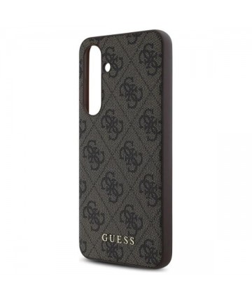 Guess GUHCS24FEG4GFBR S24 FE S721 brown/brown hardcase 4G Metal Gold Logo