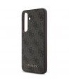 Guess GUHCS24FEG4GFBR S24 FE S721 brown/brown hardcase 4G Metal Gold Logo